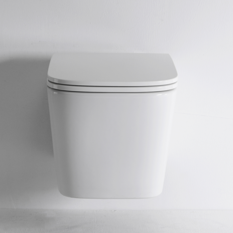 WC Sospeso Moderno BF2468D in Ceramica con Copriwater Slim UF