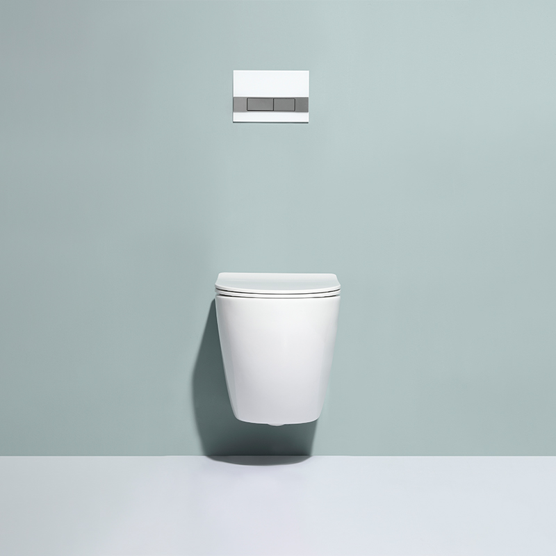 Modern Wall-Hung Toilet BF2469｜Ultra-Quiet Dual Flush｜Rimless Hygienic Ceramic Toilet