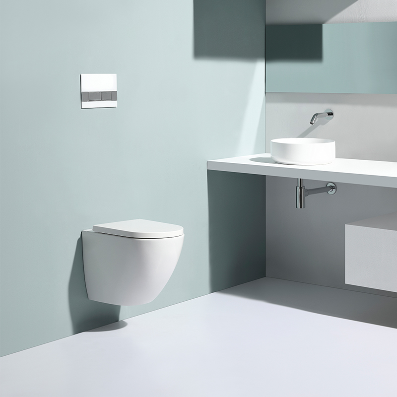 BF2469 Wall Hung Toilet | Sleek Ceramic Design with Silent Flush
