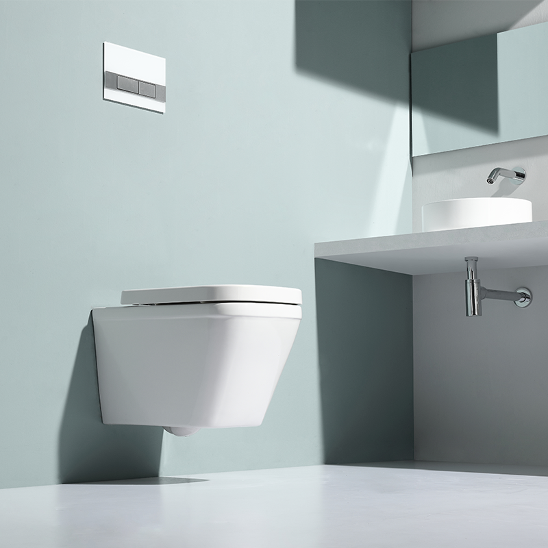 Dual Flush Wall-Hung Toilet with Modern Design - Model BF2472