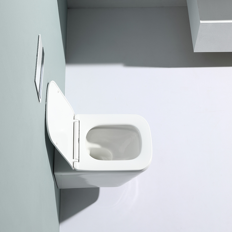 2472D Rimless Wall Hung Toilet – Dual Flush 3/6L, Modern Space-Saving WC