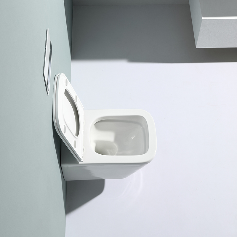 2472D Rimless Wall Hung Toilet – Dual Flush 3/6L, Modern Space-Saving WC