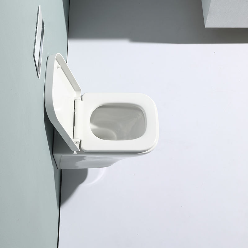 WC Sospeso in Ceramica con Scarico Rimless e Doppio Pulsante - Modello BF2473