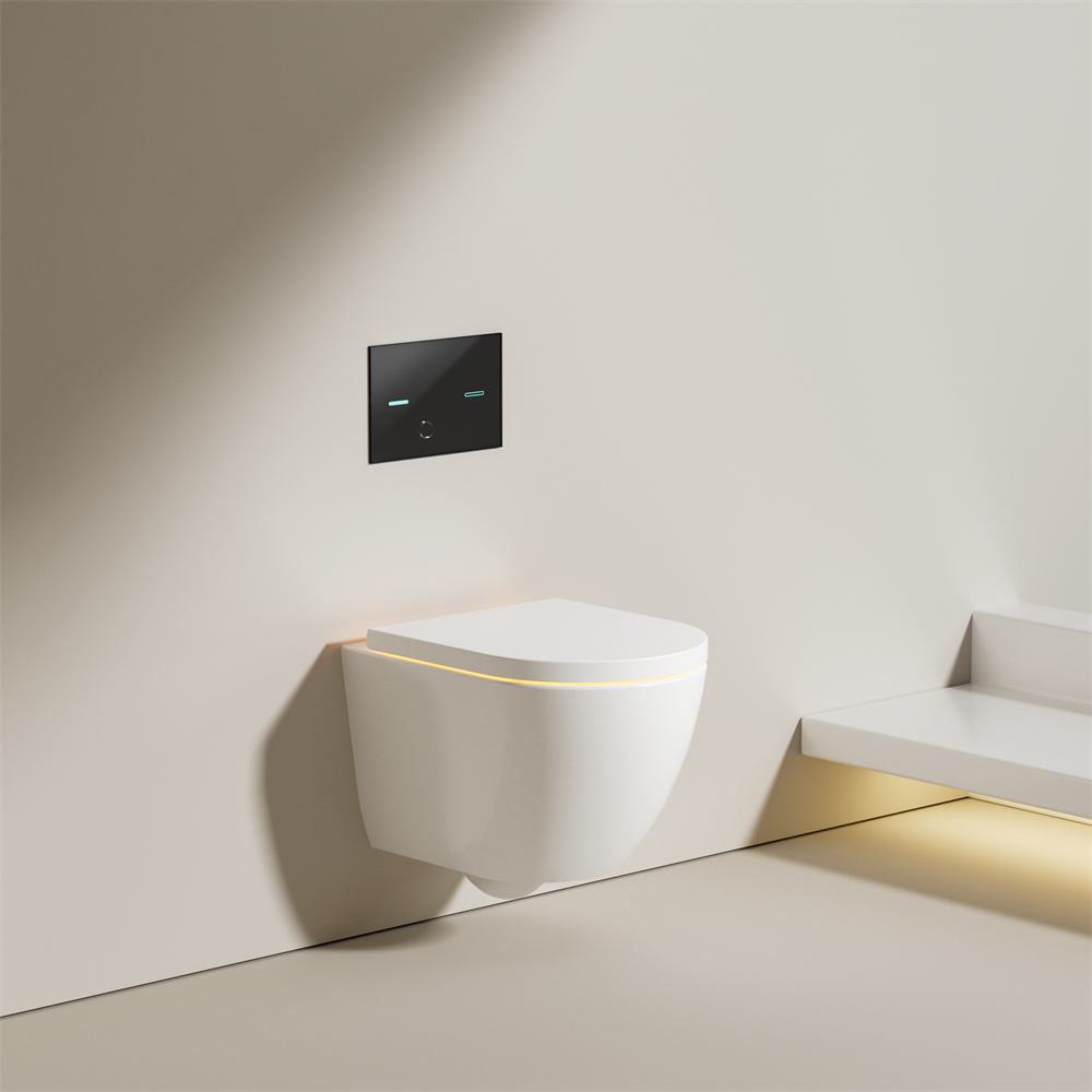 BEFEN BF2478 Luxury Wall Hung Toilet Rimless Dual Flush