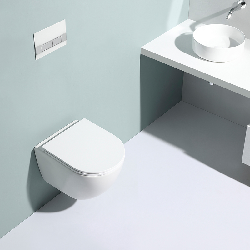 Подвесной унитаз, модель 2478D, с вихревым смывом