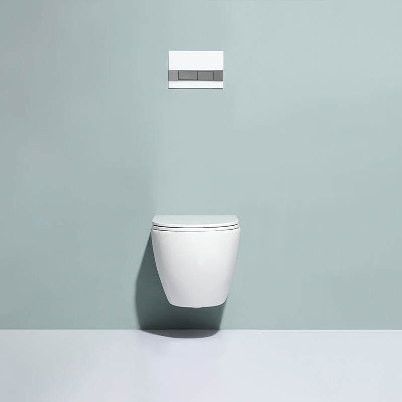 Compact Round Wall-Hung Toilet - Model BF2479E