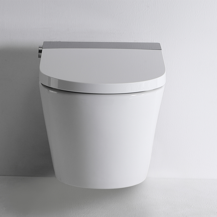 Luxury Smart Wall‑Hung Toilet with Integrated Bidet & Heated Seat – Space‑Saving Wall‑Mounted WC