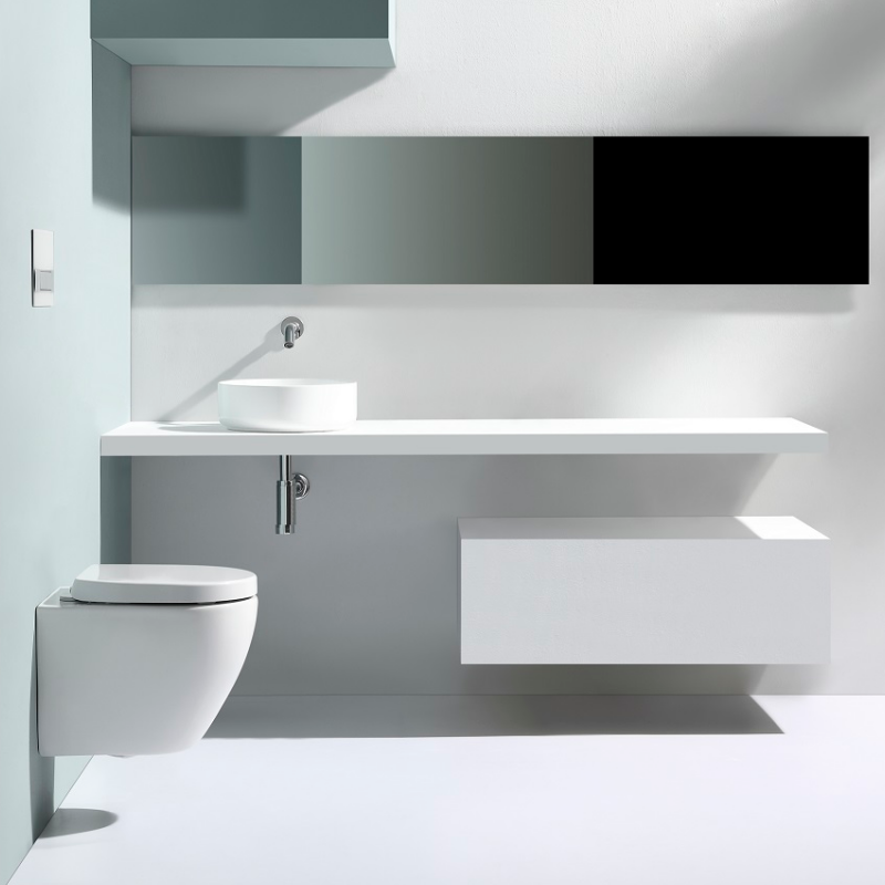 Wall-Hung Toilet – Model BF2412, 3/6L Dual Flush, Ceramic Material, Soft Close UF Seat