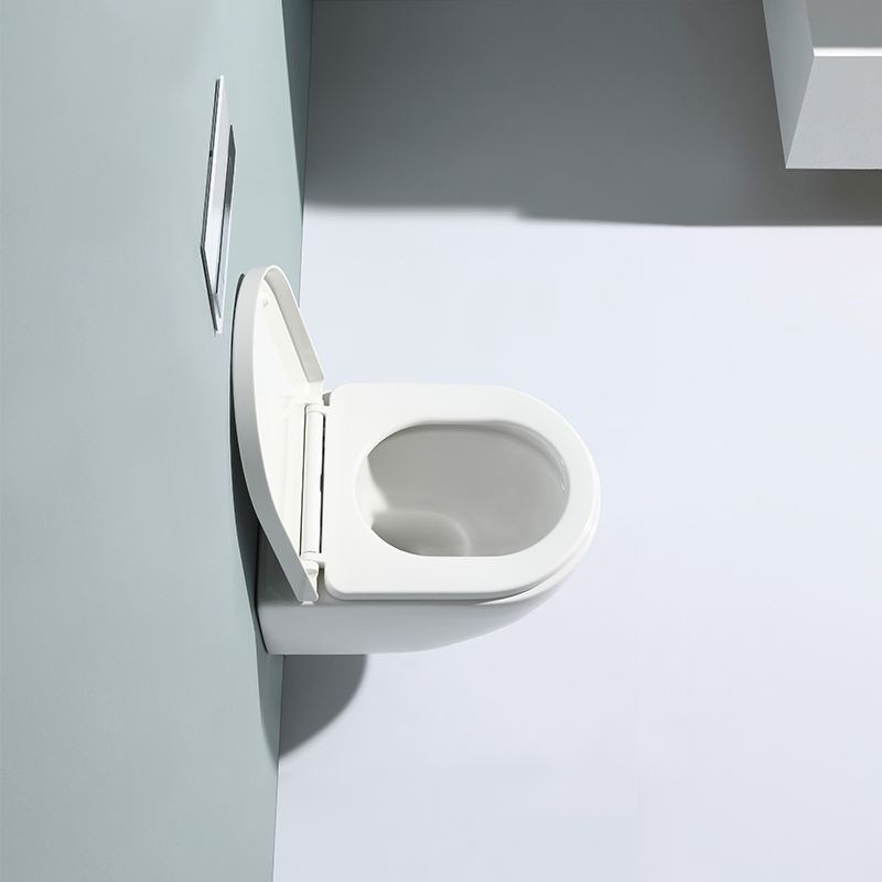Toilette Murale Suspendue Intelligente en Céramique BF2478 avec Éclairage LED et Chasse Tactile