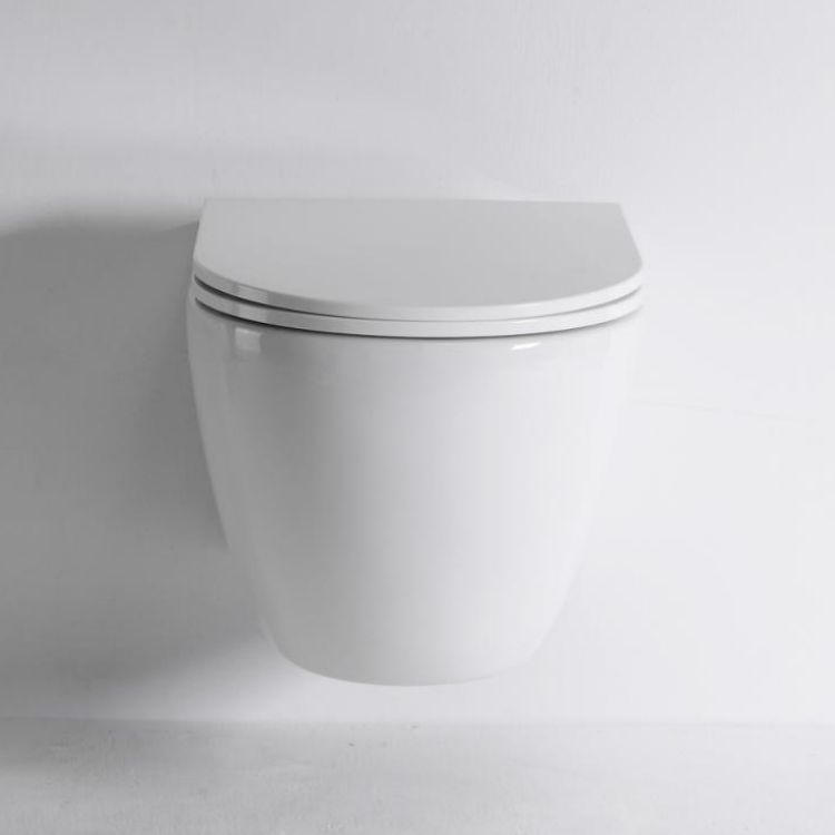 Wall-Hung Toilet BF2416E - Modern Ceramic Toilet with Soft Close Feature