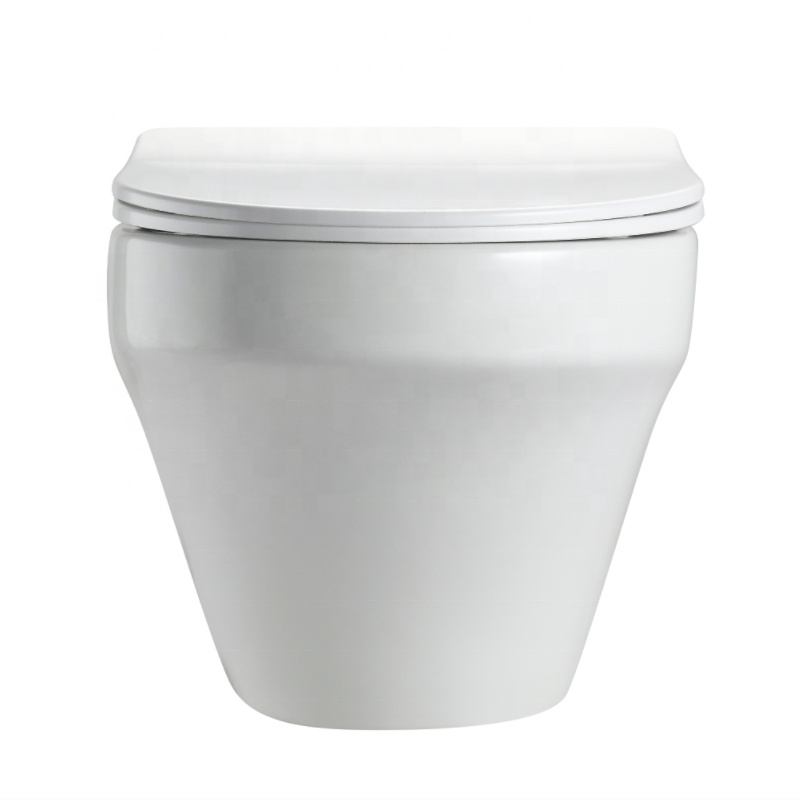 Modern Wall Hung Toilet with Soft-Close Seat – Model BF2462
