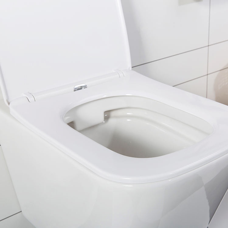 BF2470 - Compact Wall Hung Toilet with Square Soft Close Seat