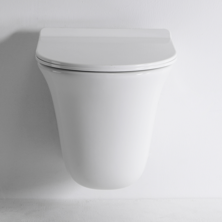 Rimless Wall-Hung Toilet BF2441A – Elegant, Space-Saving, Water-Efficient Design