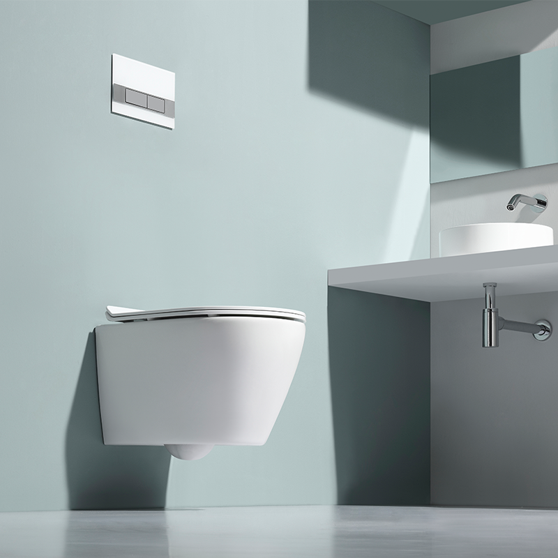 WC Suspendu Sans Bride BF 2476A – Toilette Murale Moderne en Céramique