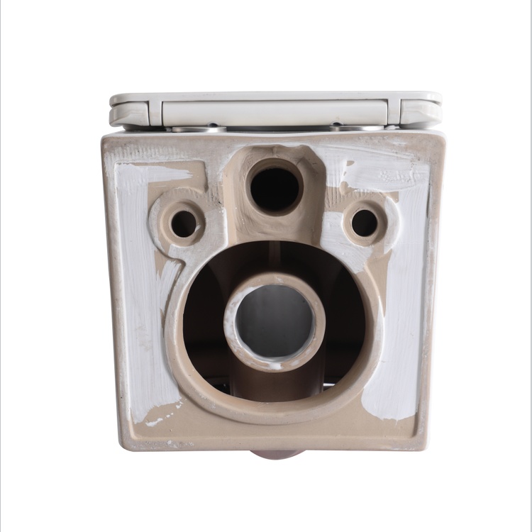 BF2440D Wall Hung Toilet - Square Modern Rimless WC with Soft Close Seat