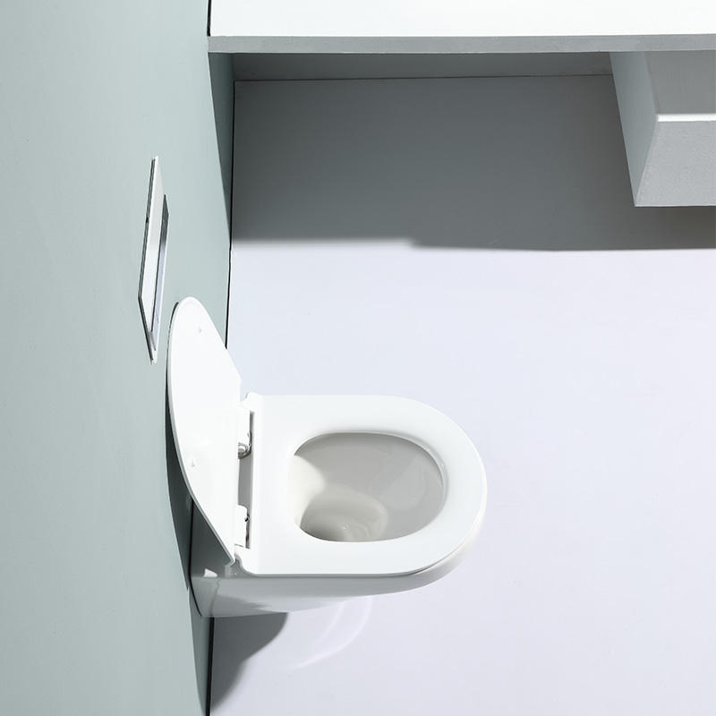Rimless Wall Hung Toilet – Model BF2462A, 4.5L Washdown Ceramic WC with Compact Design