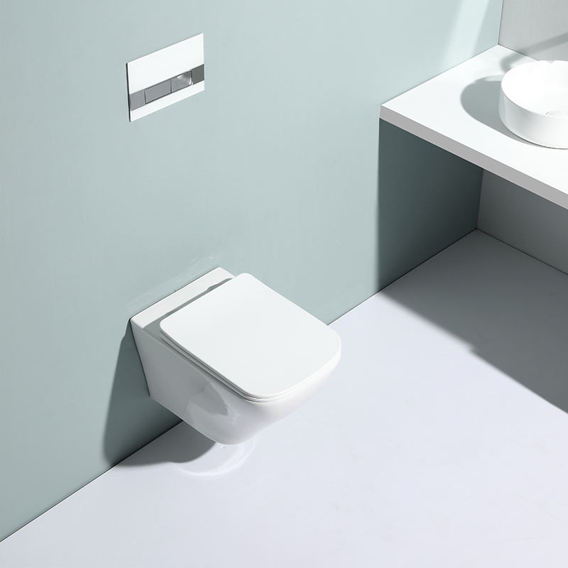 Rimless Wall Hung Toilet BF2473D – Space-Saving Modern Ceramic WC