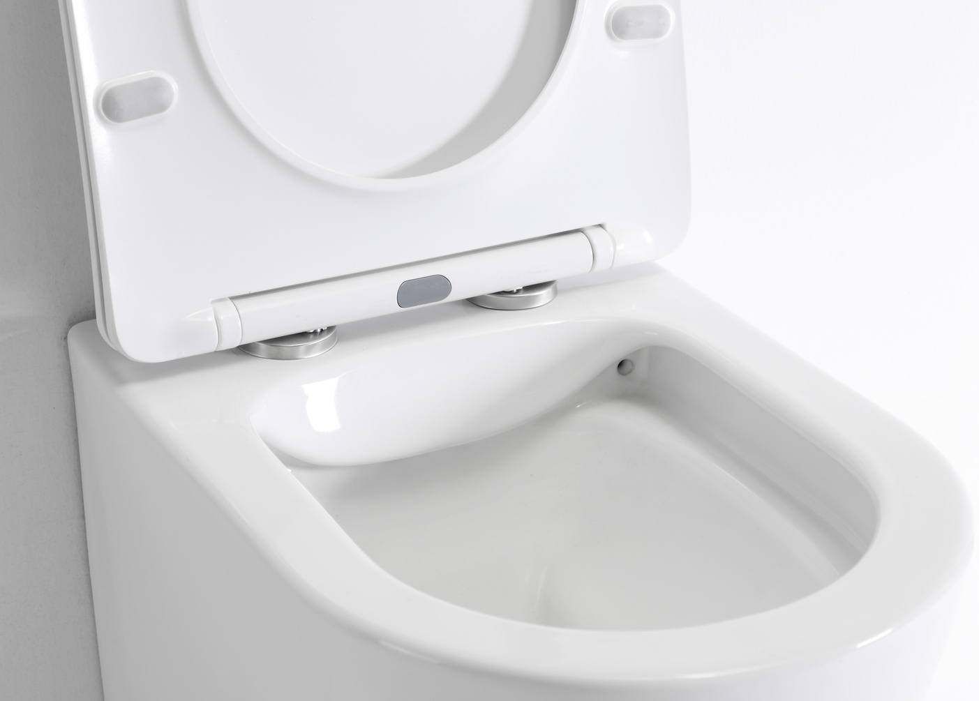 BF2422E Wall Hung Toilet – Modern Rimless White Ceramic Toilet