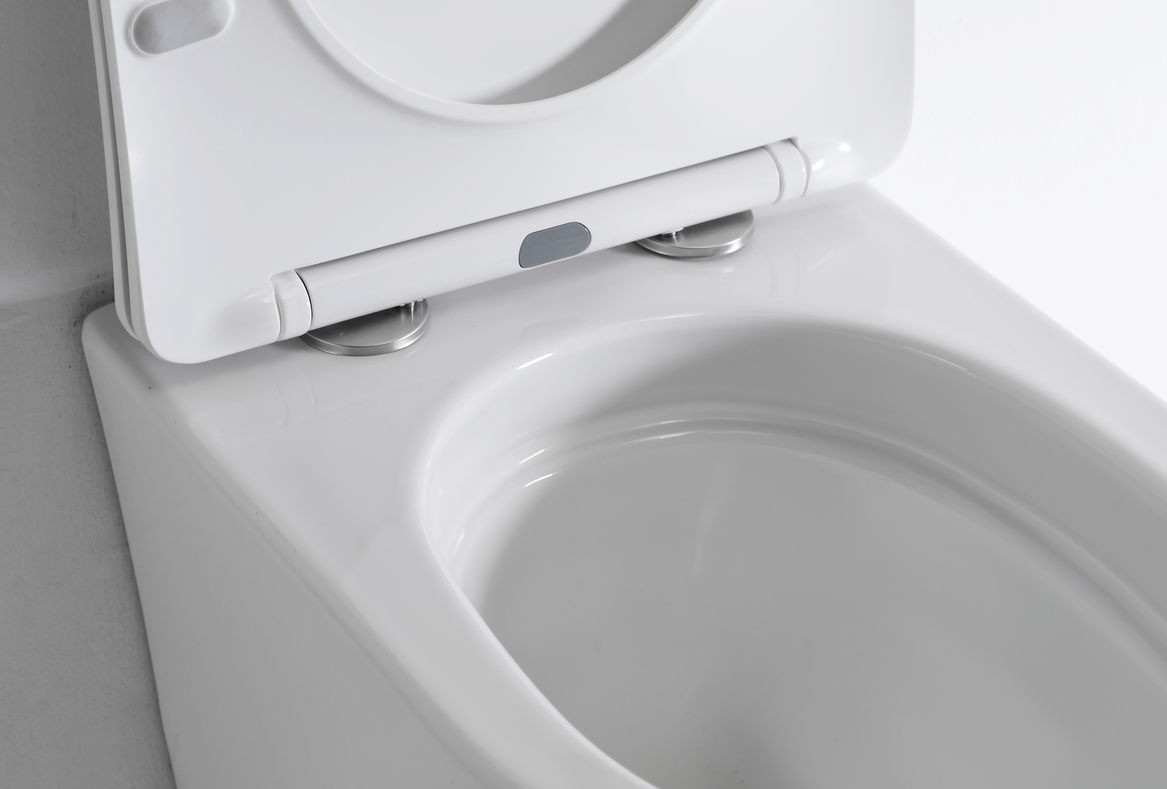 BF2419 Modern Wall-Hung Ceramic Toilet with Dual Flush and Tornado Flushing System
