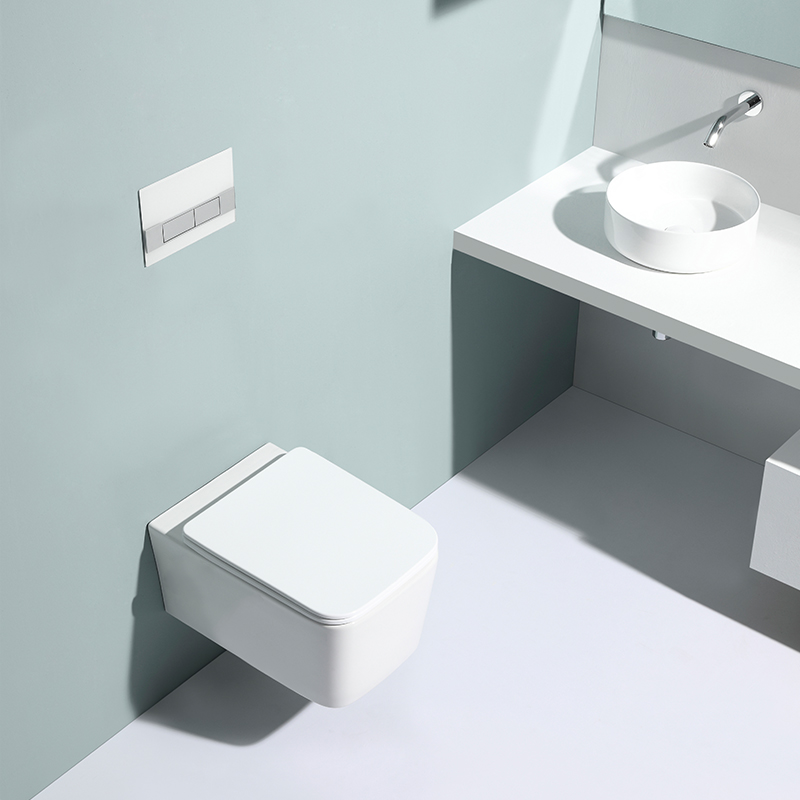 Rimless Wall-Hung Toilet – Dual Flush, Stylish Design