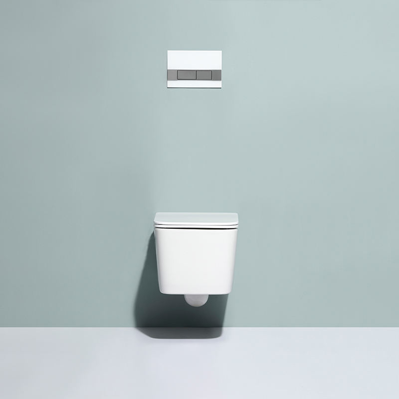 Rimless Wall-Hung Toilet – Dual Flush, Stylish Design