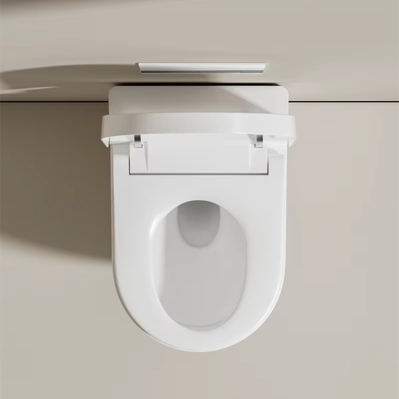 Smart Wall-Hung Toilet with LED, Remote Control & Bidet – Quiet, Space-Saving, and Hygienic