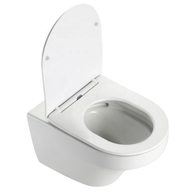 Modern Wall Hung Toilet with Soft-Close Seat – Model BF2462