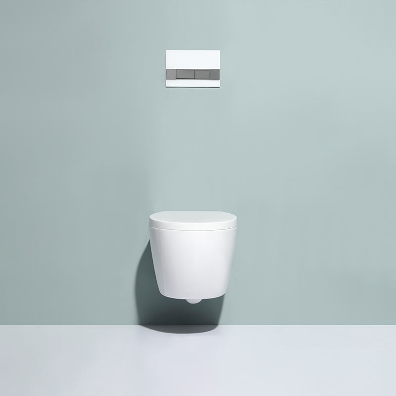 BF2375 Wall Hung Toilet Cyclone Flushing Ceramic WC with Soft Close UF Seat