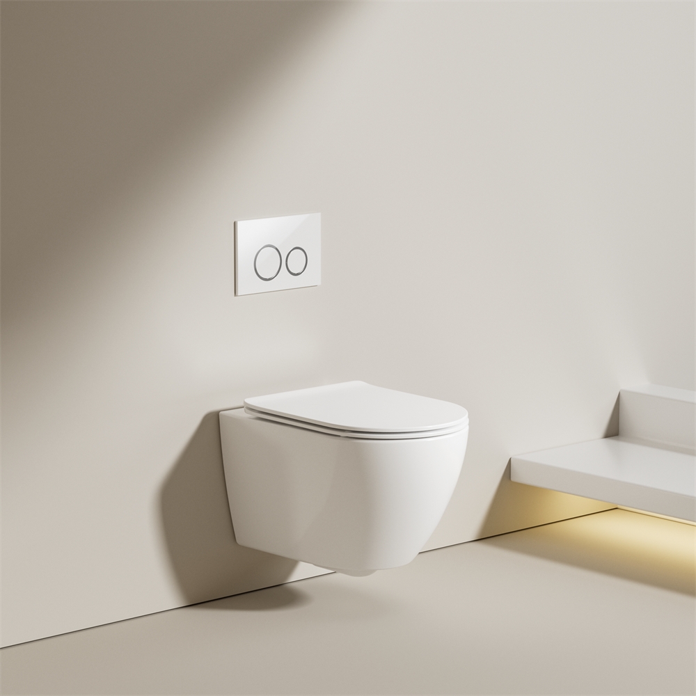 BF2416E Modern Wall Hung Ceramic Toilet with Vortex Flush Nano Coating 4.5L Water Saving WC