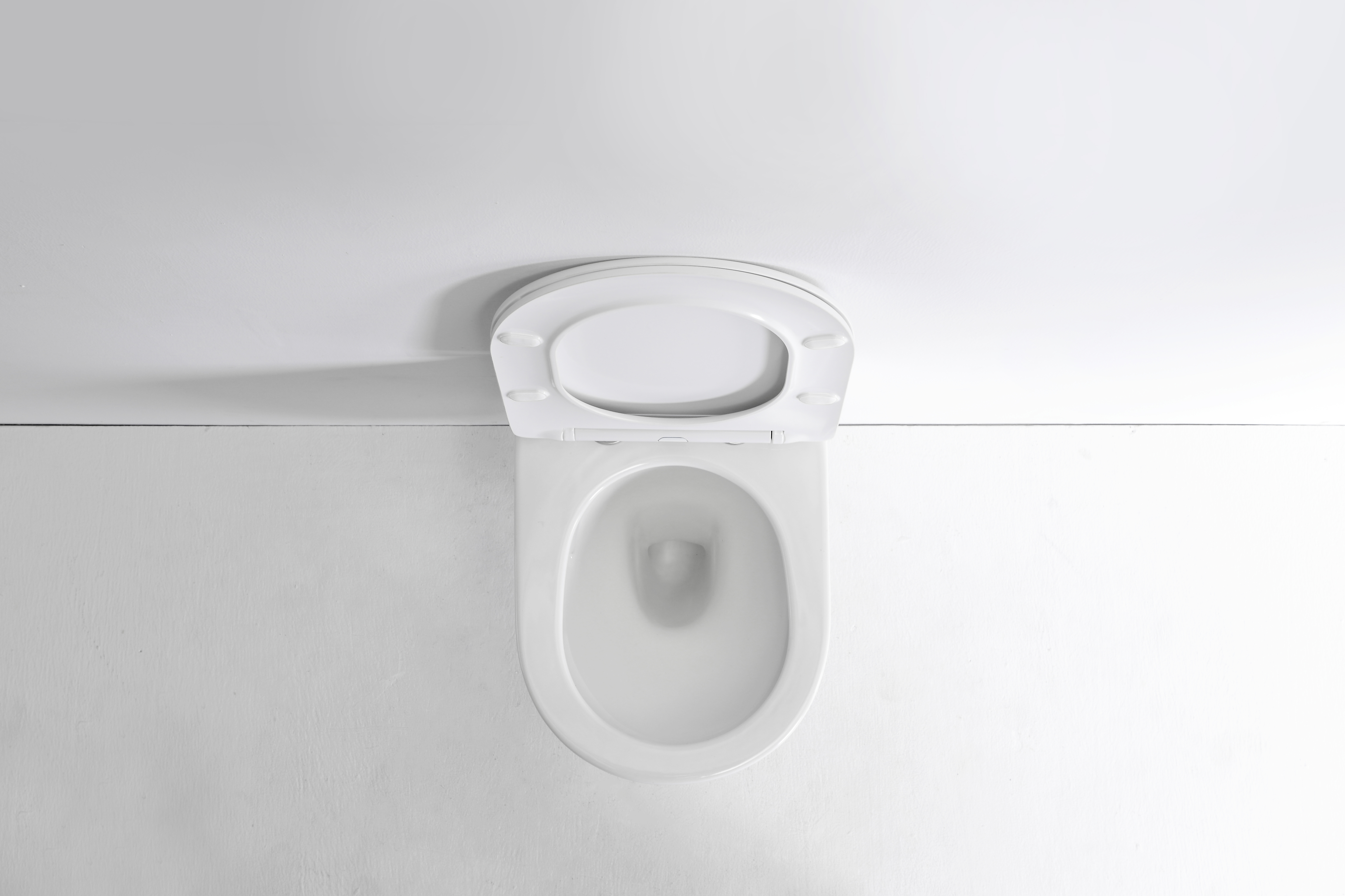 Modern Wall-Hung Toilet 2418D – Sleek Round Design with Soft-Close Seat