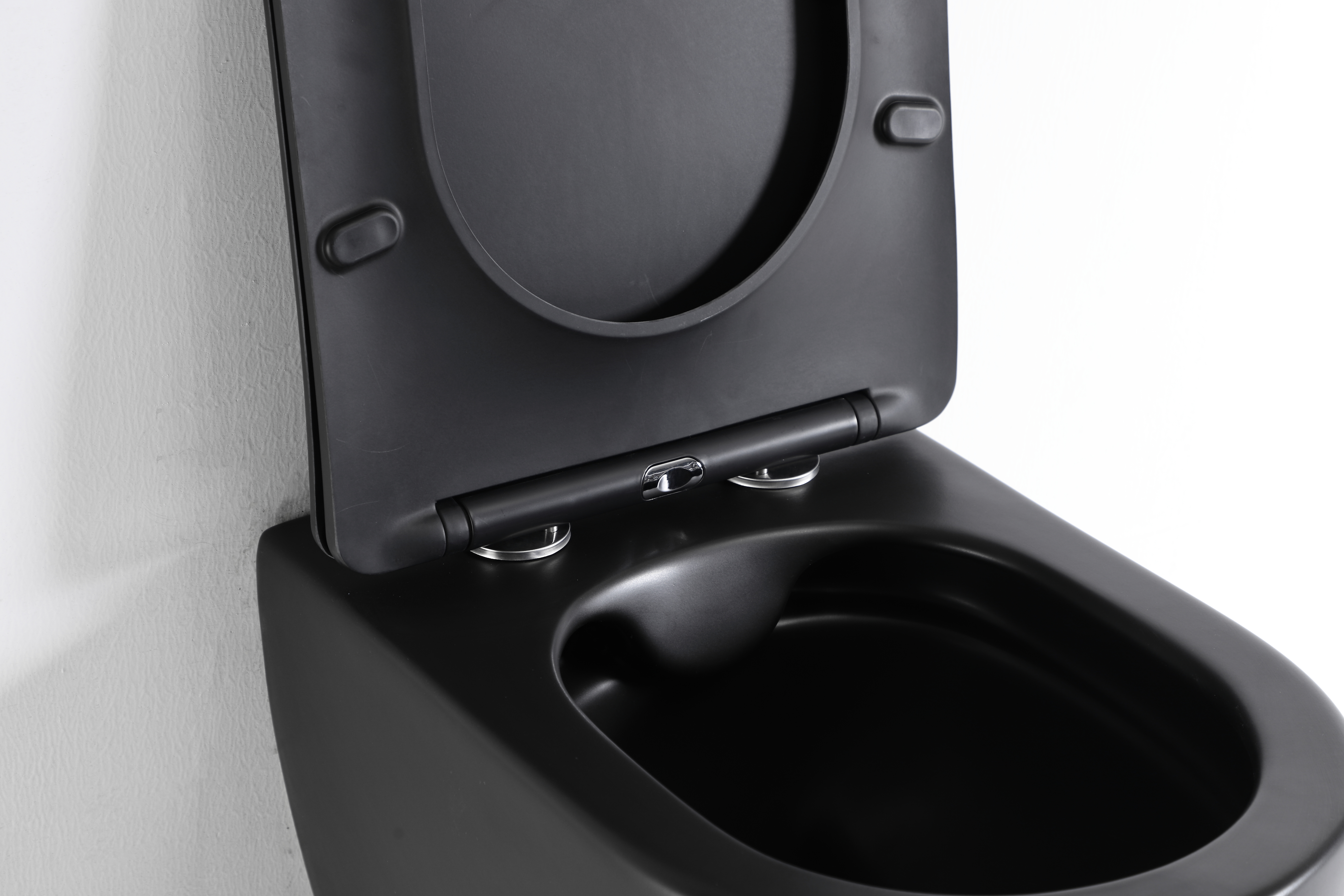 Sanita Suspensa Preta Fosca | Vaso Sanitário Moderno de Parede (Modelo 2478)