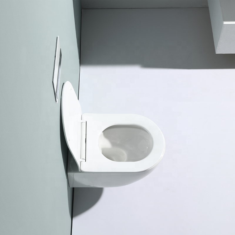 BF2468 Wall-Hung Ceramic Toilet with Concealed Tank High Quality Modern Design for Contemporary Hotel Bathrooms