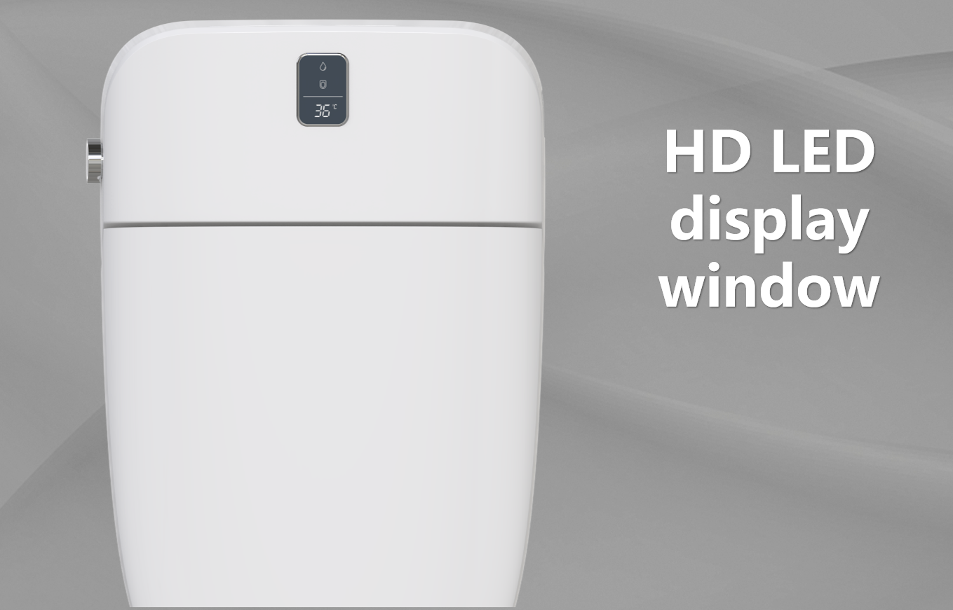 S01 Smart Anti-Stain Wall-Hung Ceramic Toilet with Odor Control & Soft-Close Lid