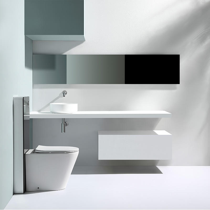 Premium BF2580D Toilet Design with Sleek Black Tank