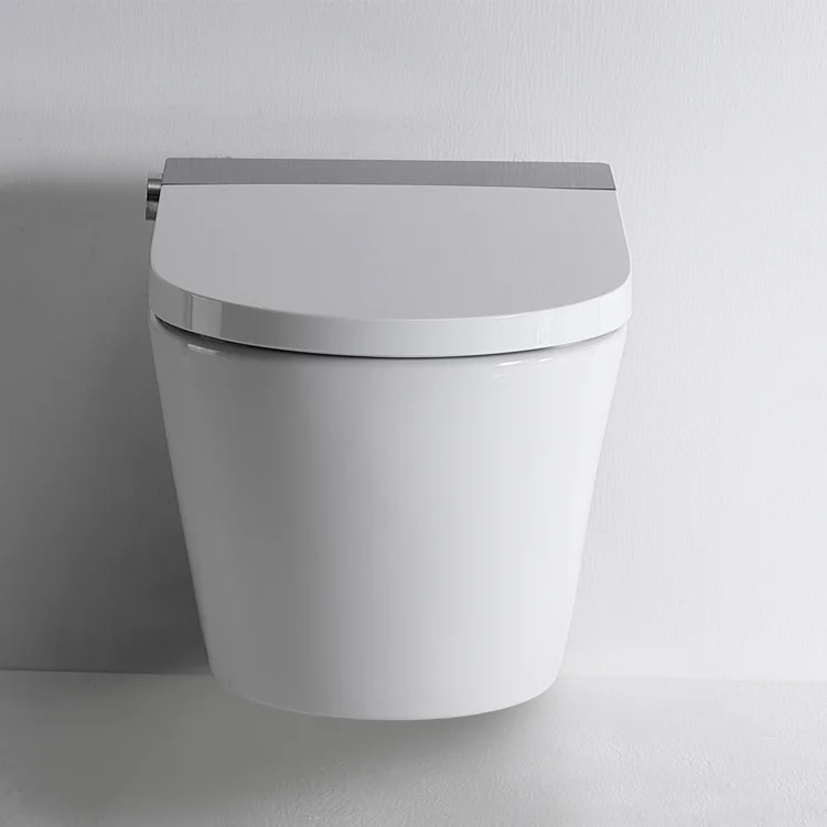 BF2499 WC Suspendu en Céramique avec Revêtement Antibactérien – Design Moderne et Gain de Place