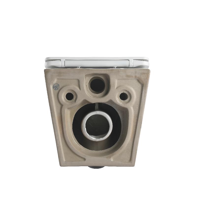 BF2490D Floor-Mounted Modern Toilet | Rimless Silent Flush | Compact Ceramic WC