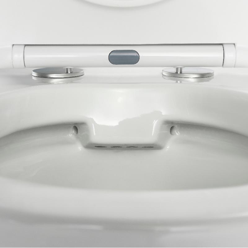 BF2490D Floor-Mounted Modern Toilet | Rimless Silent Flush | Compact Ceramic WC