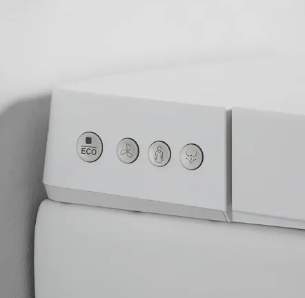 BF2497 Intelligentes Wand-WC mit LED-Beleuchtung & Fernbedienung – Hygienisch, Komfortabel & Modern