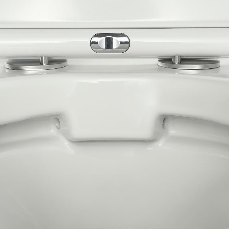 Modern Wall-Hung Ceramic Toilet | Soft-Close Seat | Rimless Hygienic Design BF2475D