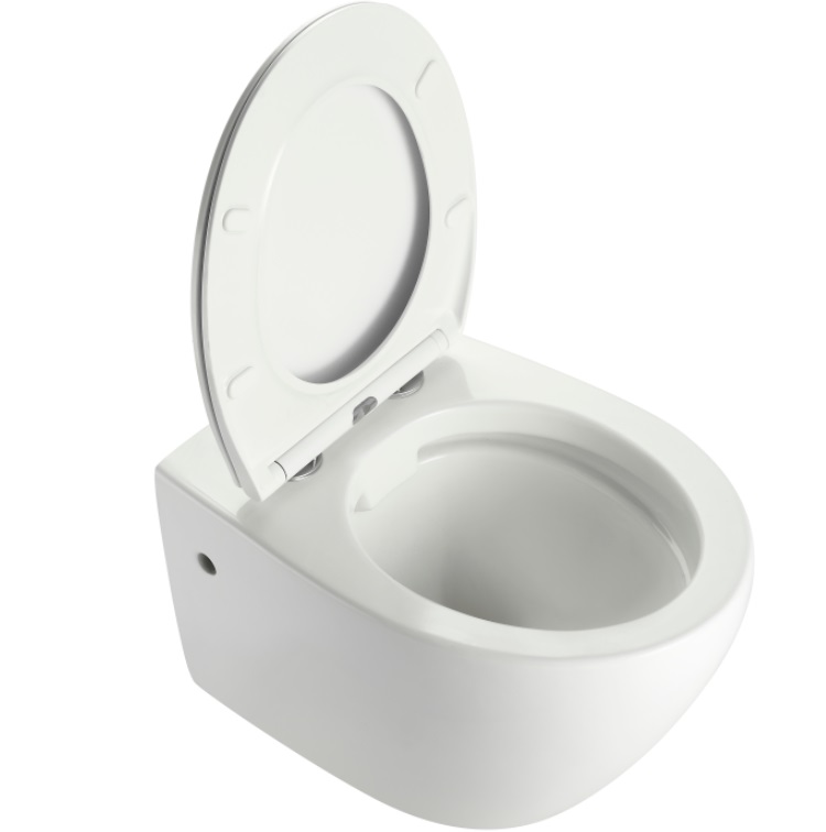 BF2475D Wall Mounted Toilet | Anti-Stain, Soft Close, Durable Ceramic Design