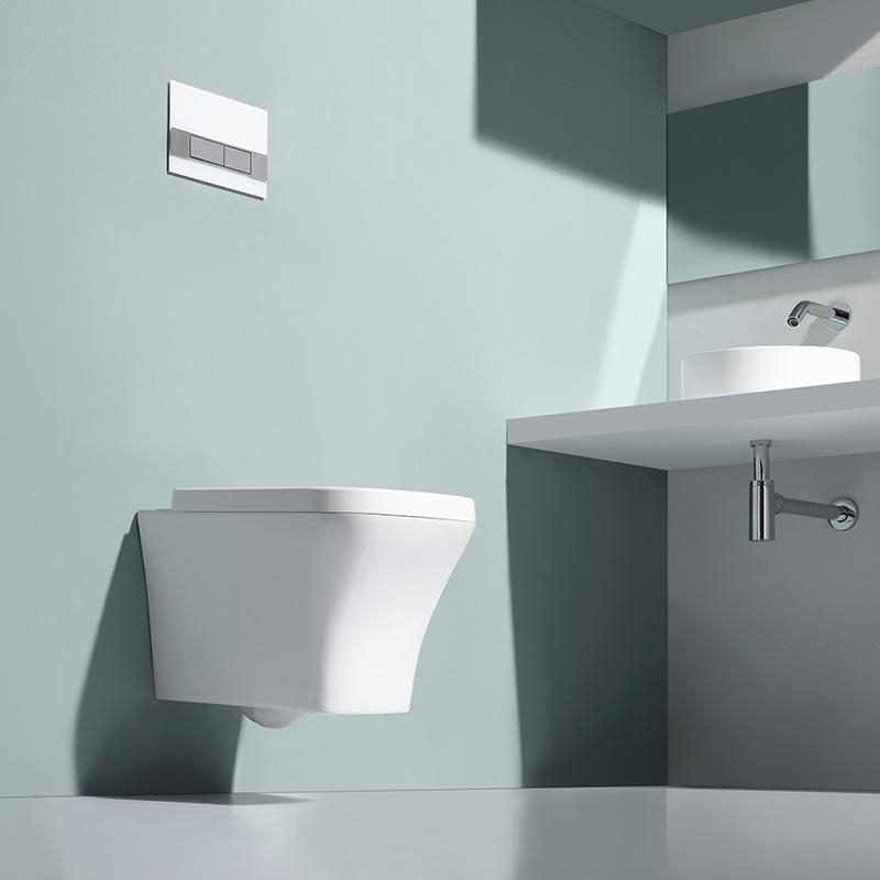 Toilette Céramique Compacte Moderne avec Abattant à Fermeture Douce - Modèle BF2518