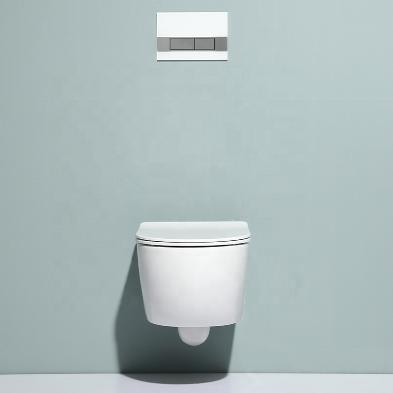 High-End Wall Hung Toilet Featuring Washdown Flushing and Soft Close UF Seat | BF2468