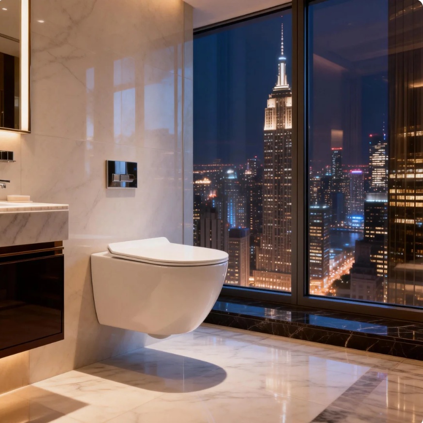 Blending Wall Hung Toilets with Bathroom Styles for Modern Living