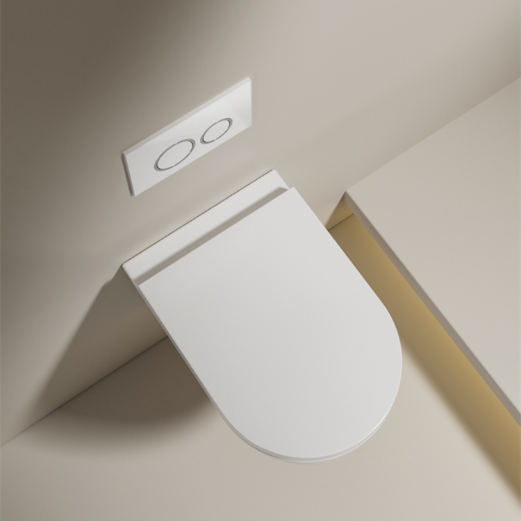 BF2416 single hole vortex wall hung toilet