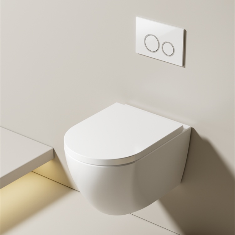 BF2416 single hole vortex wall hung toilet