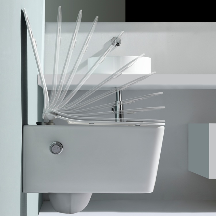 BF2467D-BD wall hung toilet with built-in shower
