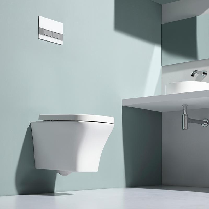 Modern Ceramic Wall-Hung Toilet with Soft Close UF Seat
