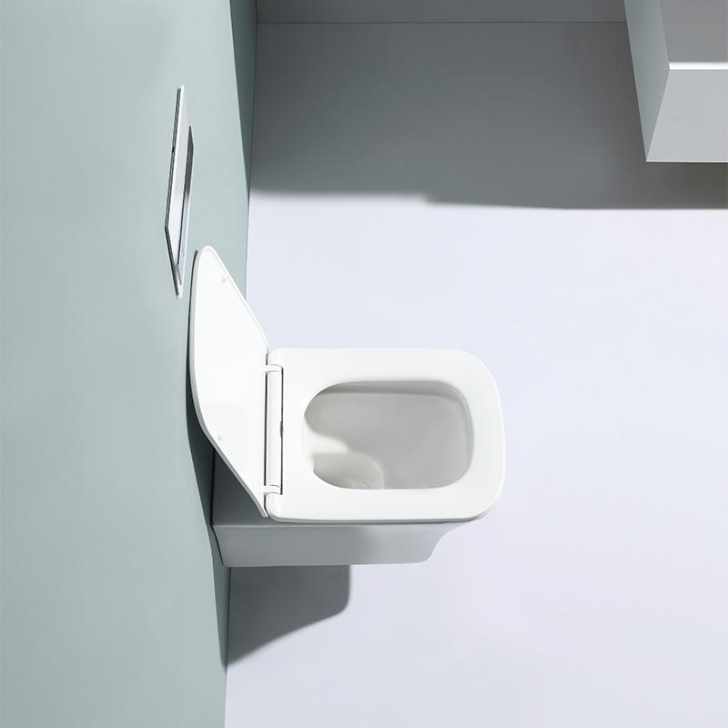 Modern Ceramic Wall-Hung Toilet with Soft Close UF Seat