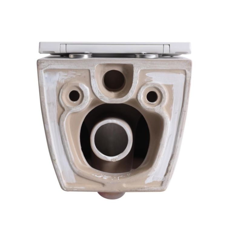 Nano Self-Cleaning Ceramic Wall Hung Toilet 510×363×400mm Soft Close UF Seat