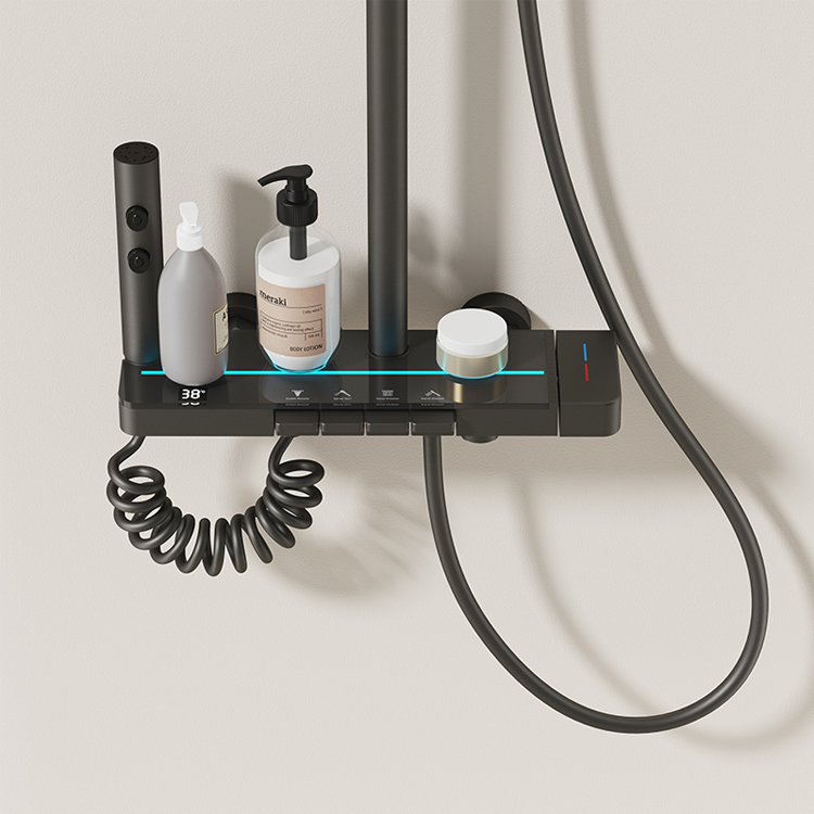 BF-H01 round tube shower set